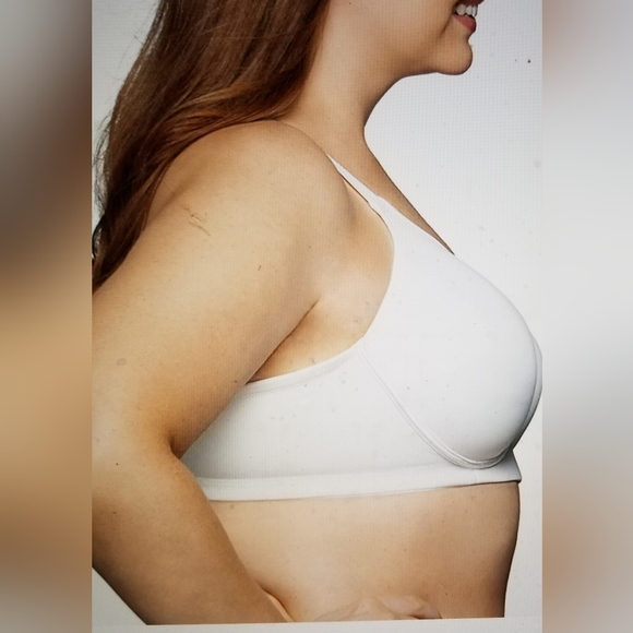 NWT VANITY FAIR FULL FIGURE BEAUTY BACK SMOOTHING BRA WHITE 36C - Picture 3 of 9